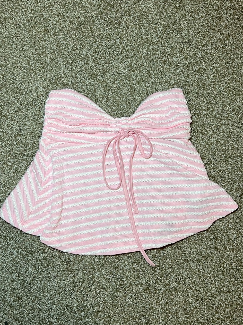 Women’s Pink Striped top — Y2K
